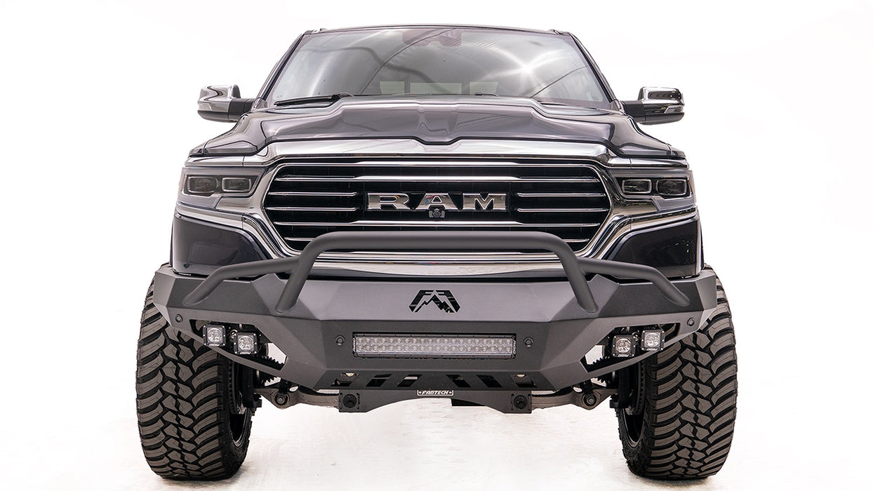 Fab Fours DR19-D4252-B Vengeance Front Bumper; Uncoated/Paintable; Pre-Runner Guard; [AWSL]; - Truck Part Superstore