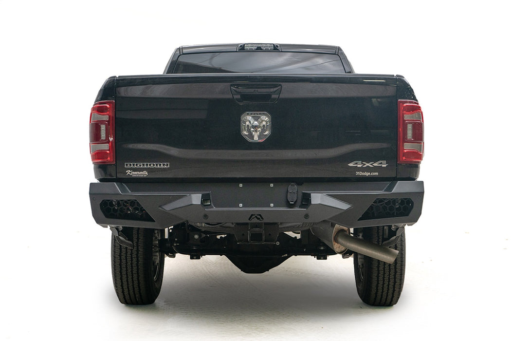 Fab Fours DR19-E4451-B Vengeance Rear Bumper; Bare; Plate Steel; - Truck Part Superstore