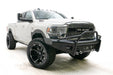 Fab Fours DR19-Q4462-1 Elite Front Bumper; Black Steel; w/Pre-Runner Guard; - Truck Part Superstore