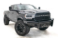 Fab Fours DR19-S4461-1 Black Steel Front Bumper; w/No Guard; - Truck Part Superstore