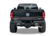 Fab Fours DR19-T4450-1 Black Steel Rear Bumper; - Truck Part Superstore