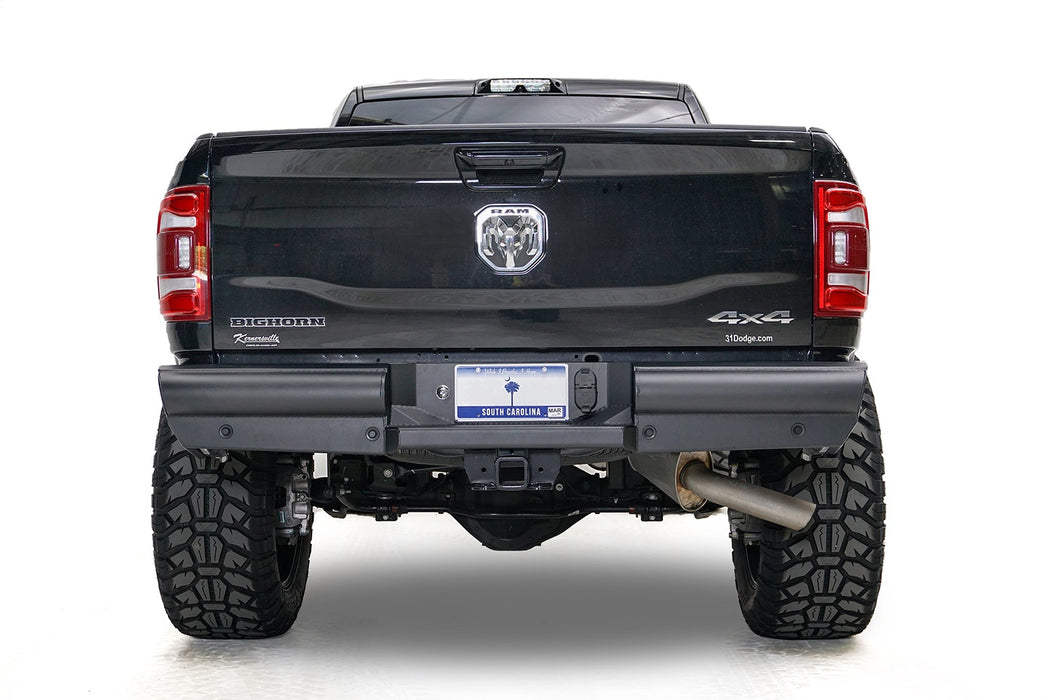 Fab Fours DR19-U4450-1 Elite Rear Bumper; Black Steel; - Truck Part Superstore