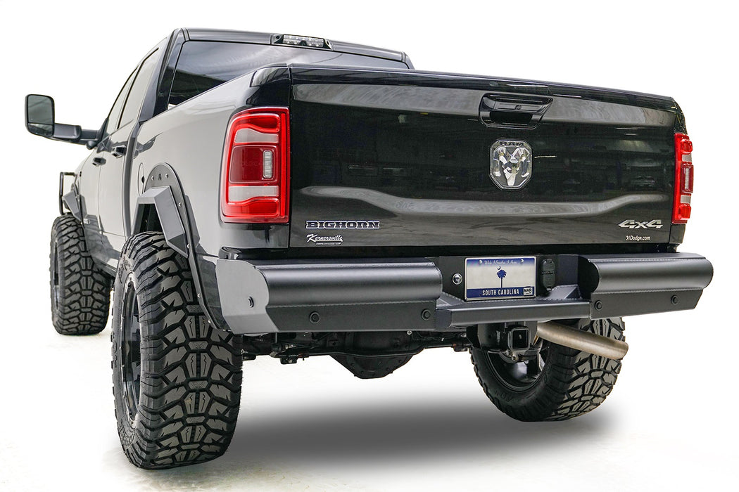 Fab Fours DR19-U4450-1 Elite Rear Bumper; Black Steel; - Truck Part Superstore