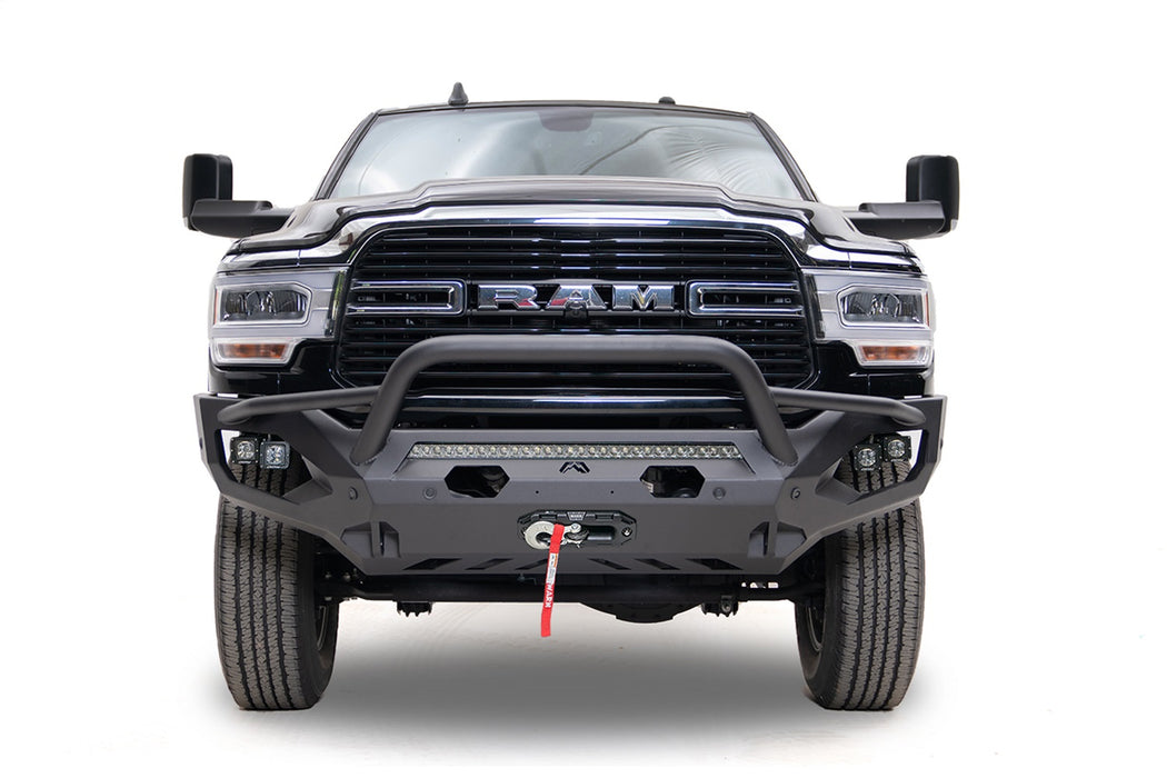 Fab Fours DR19-X4452-1 Matrix Front Bumper; w/Pre-Runner Guard; Plate Steel; - Truck Part Superstore