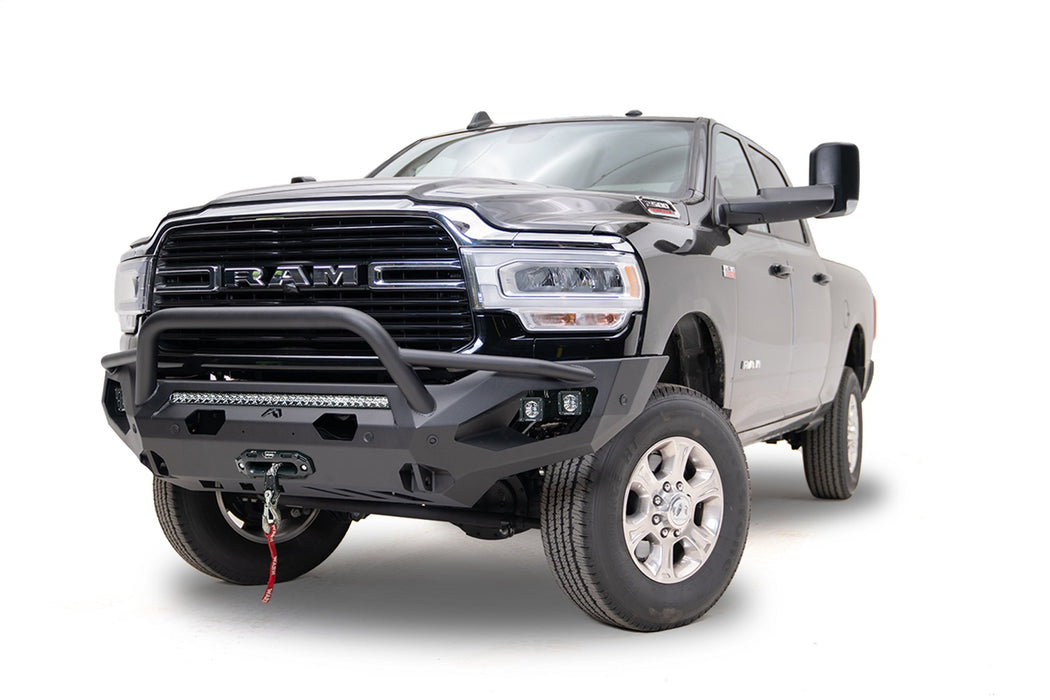 Fab Fours DR19-X4452-B Matrix Front Bumper; w/Pre-Runner Guard; Bare; Plate Steel; - Truck Part Superstore