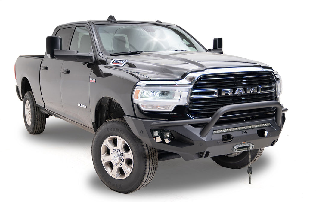 Fab Fours DR19-X4452-B Matrix Front Bumper; w/Pre-Runner Guard; Bare; Plate Steel; - Truck Part Superstore