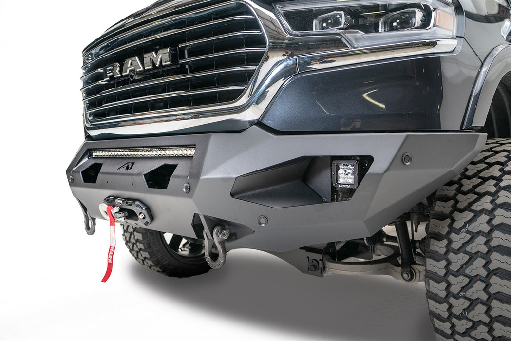 Fab Fours DR19-X4251-1 Matrix Front Bumper; 2 Stage Black Powder Coat; 7/8 in. D-Ring Mounts; No Guard; - Truck Part Superstore