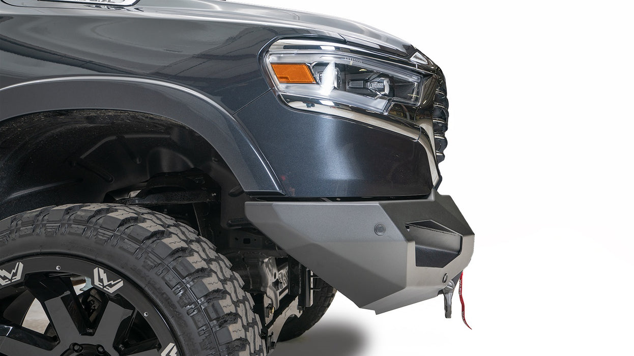 Fab Fours DR19-X4251-B Matrix Front Bumper; Uncoated/Paintable; 7/8 in. D-Ring Mounts; No Guard; - Truck Part Superstore