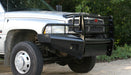 Fab Fours DR94-S1560-1 Black Steel Front Ranch Bumper - Truck Part Superstore