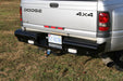 Fab Fours DR94-T1650-1 Black Steel Ranch Rear Bumper; 2 Stage Black Powder Coated; - Truck Part Superstore