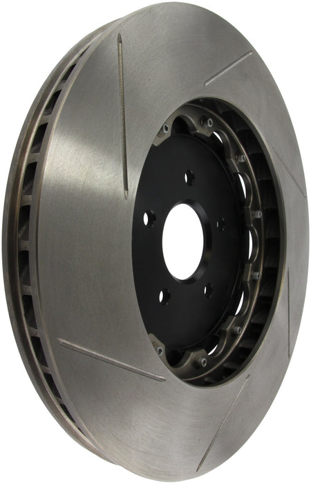 StopTech 129.47022.13 StopTech AeroRotor 2 Piece Black Hat No Rotor Coating Slotted; Front Left - Truck Part Superstore