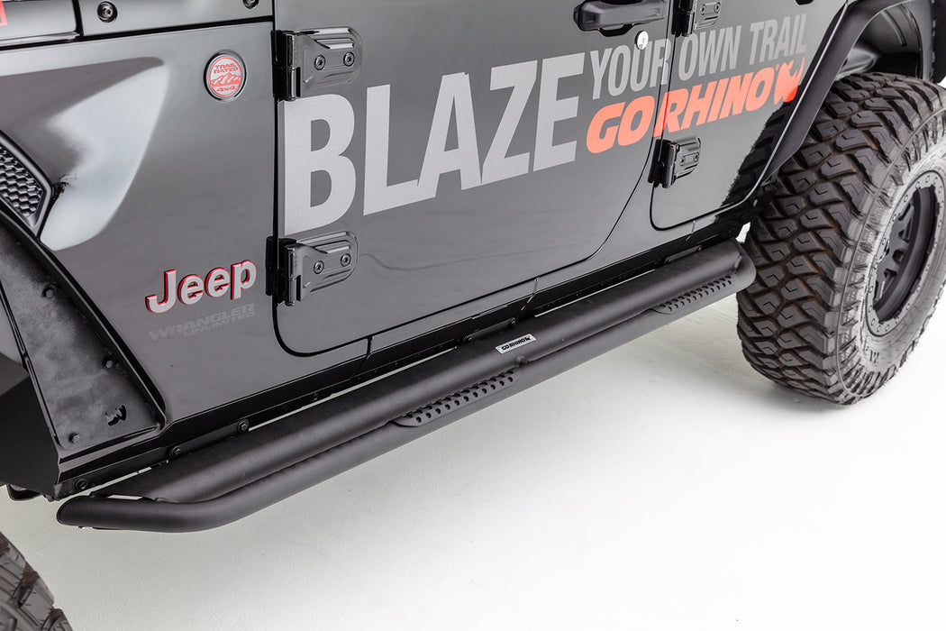 Go Rhino DS4506T Dominator Xtreme DS Side Steps with Rocker Panel Mounting Bracket Kit - Truck Part Superstore