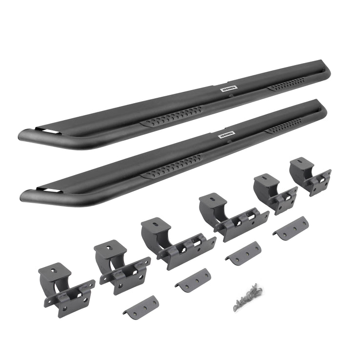 Go Rhino DS4029T Dominator Xtreme DS Side Steps with Rocker Panel Mounting Bracket Kit - Truck Part Superstore