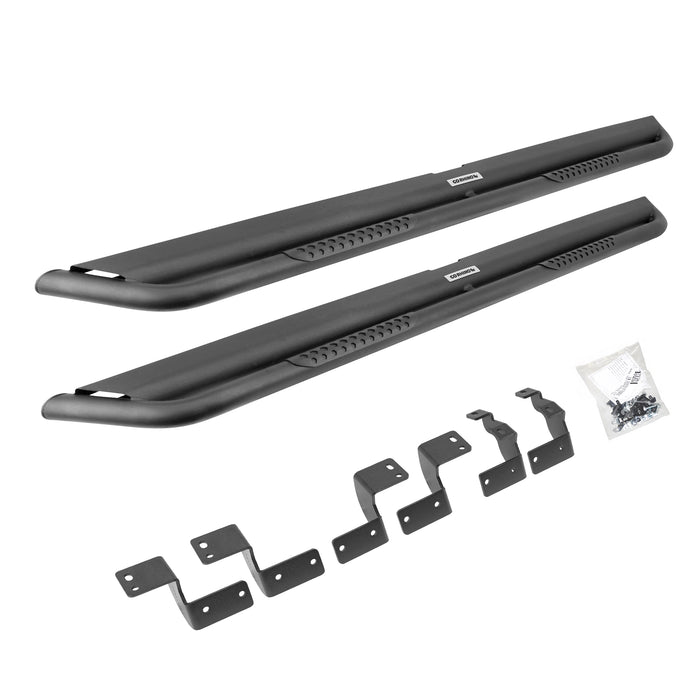 Go Rhino DS4425T Dominator Xtreme DS Side Steps with Rocker Panel Mounting Bracket Kit - Truck Part Superstore