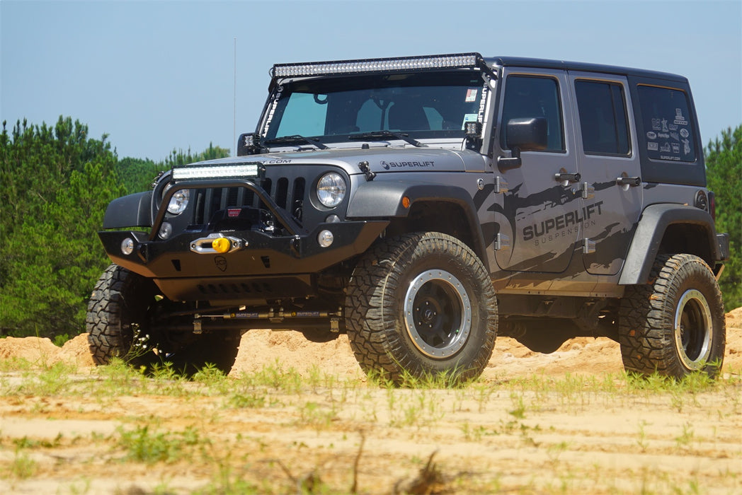 Superlift K997F 4in. Lift Kit-07-18 Wrangler JK-4-door-w/Reflex Ctrl Arms/FOX Shocks - Truck Part Superstore