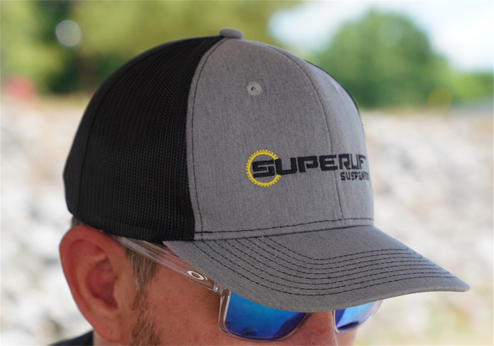 Superlift C112 Hat-Grey With Black Mesh-One Size Fits All - Truck Part Superstore