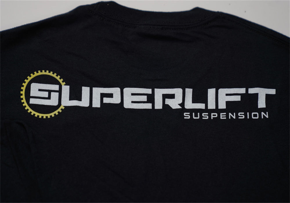 Superlift PC55P4XL Jet Black 4XL T-Pocket Style Front with Superlift Emblem and Superlift logo Back - Truck Part Superstore