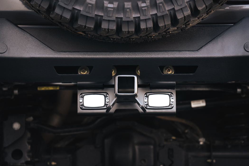 DV8 Offroad AHJP-01 Bolt On Hitch With Cube Lights For 07-22 Jeep Wrangler JK/JL DV8 Offroad - Truck Part Superstore