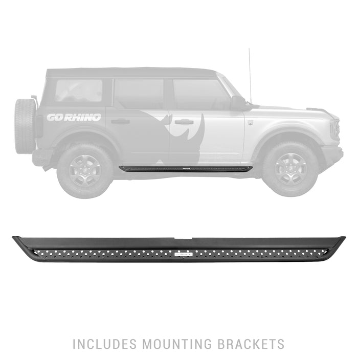 Go Rhino DSS4129T Dominator Xtreme DSS Side Steps with Rocker Panel Mounting Bracket Kit - Truck Part Superstore