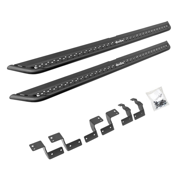 Go Rhino DSS4425T Dominator Xtreme DSS Side Steps with Rocker Panel Mounting Bracket Kit - Truck Part Superstore