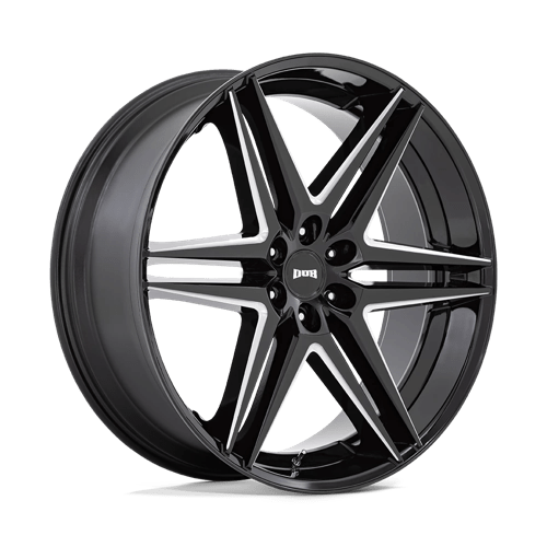 DUB 1PC S267260084+25 S267 26X10 6X5.5 G-BLK MILL 25MM - Truck Part Superstore