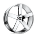 DUB 1PC S115229589+31 S115 22X9.5 6X135 CHR-PLATED 31MM - Truck Part Superstore