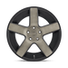 DUB 1PC S116228565+38 S116 22X8.5 5X4.5 MT-BLK-DDT 38MM - Truck Part Superstore