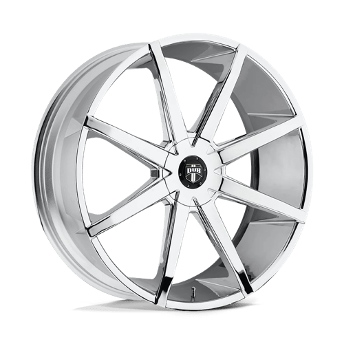 DUB 1PC S2012085F9+35 S201 20X8.5 6X120/132 CHR-PLATED 35MM - Truck Part Superstore