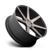DUB 1PC S127240089+30 S127 24X10 6X135 MT-BLK-DDT 30MM - Truck Part Superstore