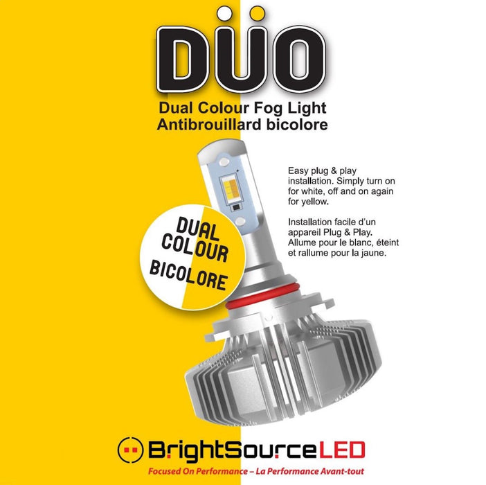 BrightSource 96880 DUO Led Fog Light Bulbs; Twin Pack; 880; 12v DC; 22W; 6000K; - Truck Part Superstore
