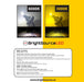 BrightSource 96911 DUO Led Fog Light Bulbs; Twin Pack; H11; 12v DC; 22W; 6000K; - Truck Part Superstore