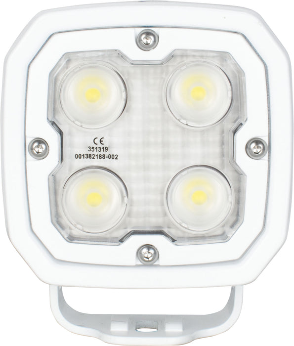 Vision X Lighting 9901589 Duralux Xe Work Light 4 LED 60 Degree. White Marine Grade Paint - Truck Part Superstore