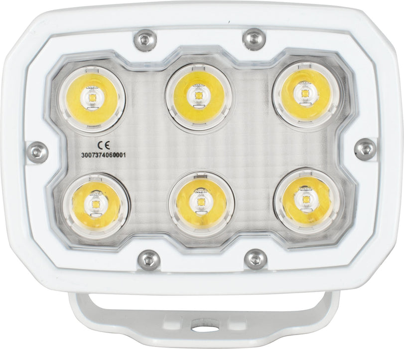 Vision X Lighting 9891521 Duralux Xte Work Light 6 LED 10 Degree White Marine Grade Paint - Truck Part Superstore