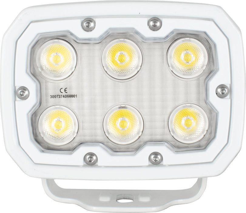 Vision X Lighting 9901596 Duralux Xte Work Light 6 LED 40 Degree White Marine Grade Paint - Truck Part Superstore