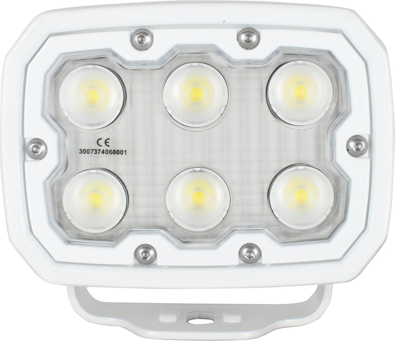 Vision X Lighting 9901602 Duralux Xte Work Light 6 LED 60 Degree White Marine Grade Paint - Truck Part Superstore