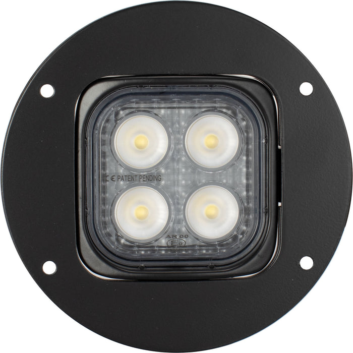 Vision X Lighting 9906614 Round Flush Mount With Dura Mini Work Light 4 LED 60 Degree - Truck Part Superstore
