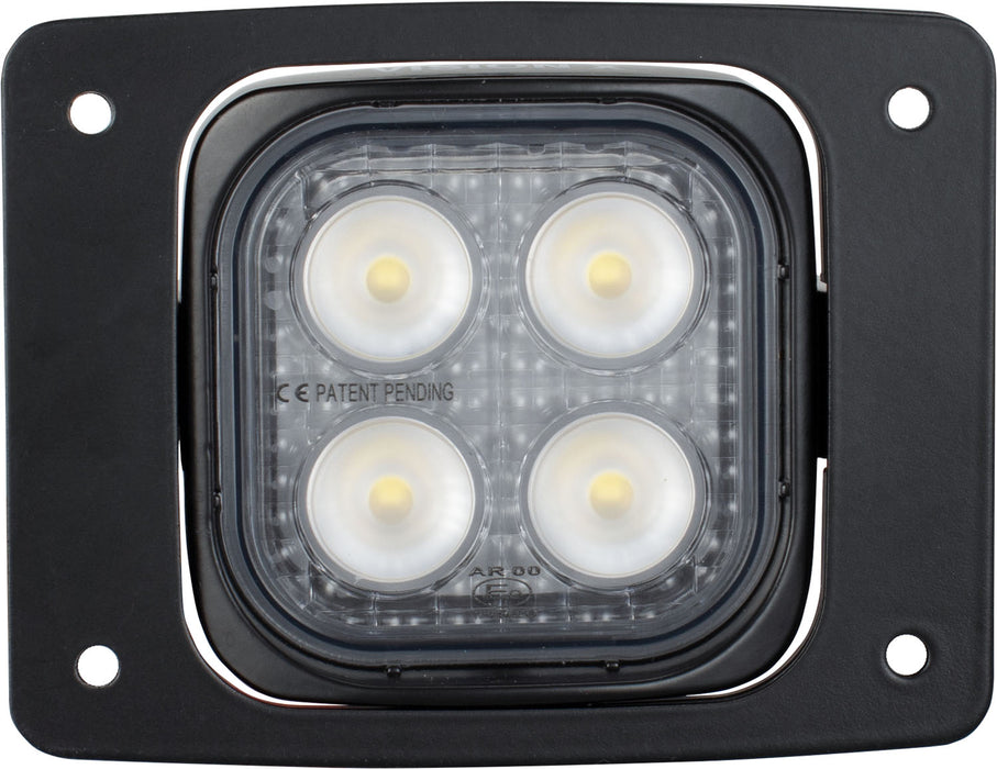 Vision X Lighting 9899138 Flush Mount With Dura Mini Work Light 4 LED 60 Degree - Truck Part Superstore