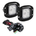 Vision X Lighting 9933108 Flush Mount Driving Light Kit Complete M4M Bracket And Harness - Truck Part Superstore