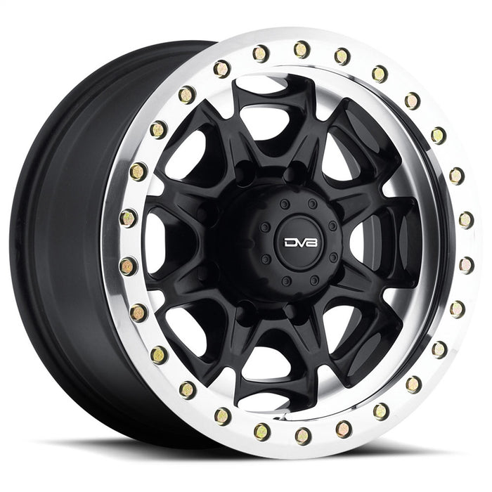 DV8 Offroad 882B-7857320 882 Beadlock 17X8.5 5x127 -20MM Matte Black DV8 Offroad - Truck Part Superstore