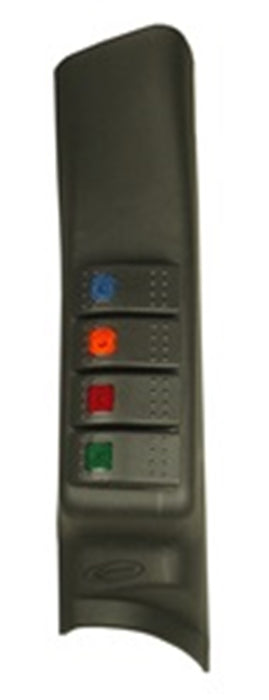 Daystar KJ71044BK 07-10 Jeep Wrangler JK A-Pillar Switch Pod W/ Switches Daystar - Truck Part Superstore