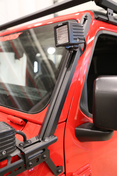 Dee Zee DZ4446JL A-Pillar Light Channel Bracket; - Truck Part Superstore