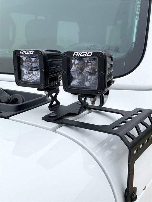 Dee Zee DZ4453JL Hood Cowl Light Mount Bracket; Double Cube; - Truck Part Superstore