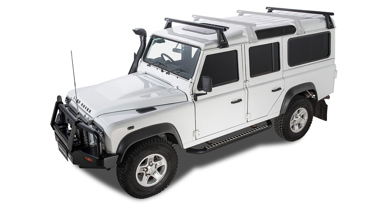 Rhino-Rack USA JA0919 Heavy Duty RL210 Roof Rack; 4 Silver HD Bars; 8 Legs; Length 1500mm; - Truck Part Superstore