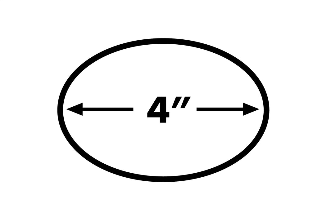 Dee Zee DZ151-26 UltraBlack Aluminum Side Steps Universal 4 in. Oval Cab Length - Truck Part Superstore