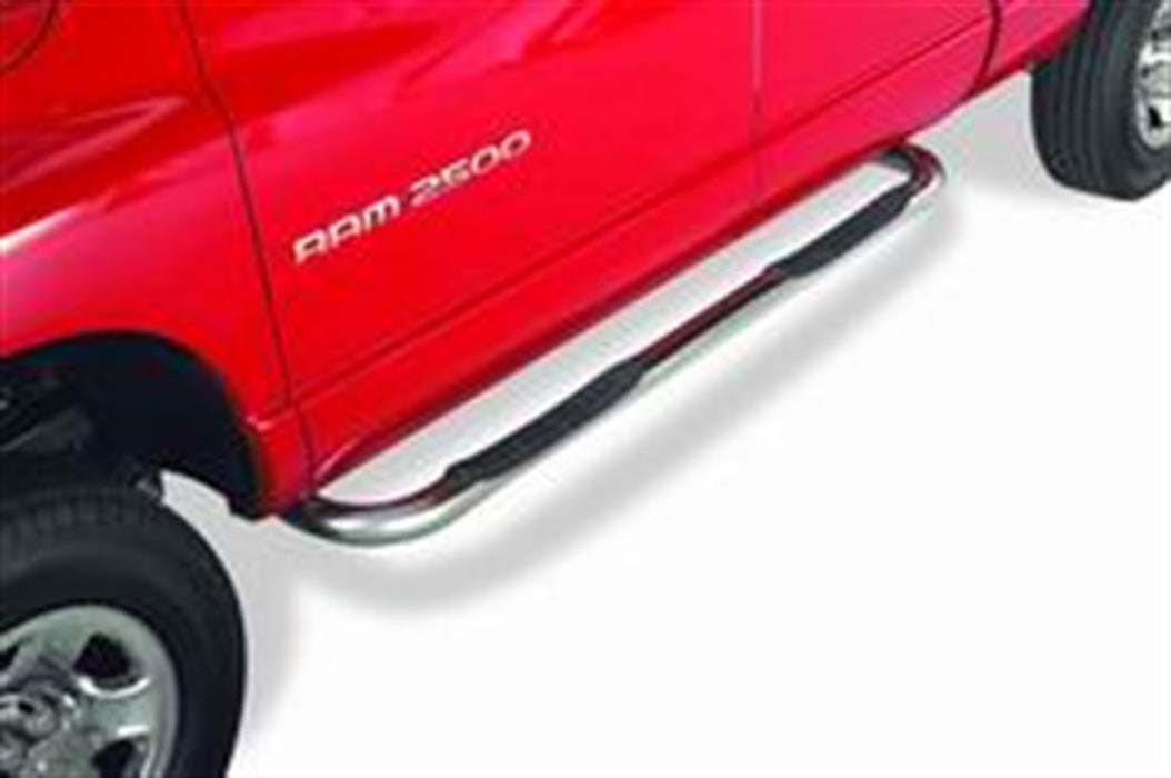 Smittybilt DN240-S4S Sure Steps 3 Inch Side Bar 02-08 Dodge Ram 1500, 2500, 3500 Quad Cab Stainless Steel Smittybilt - Truck Part Superstore