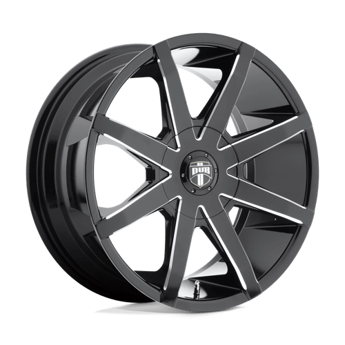 DUB 1PC S109208597+25 S109 20X8.5 6X135/5.5 GL-BLK-MIL 25MM - Truck Part Superstore
