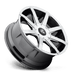 DUB 1PC S111249597+25 S111 24X9.5 6X135/5.5 CHR-PLATED 25MM - Truck Part Superstore