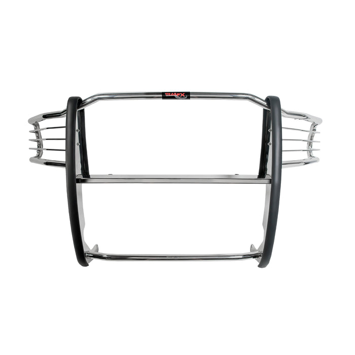 TrailFX E0011S Polished Stainless Steel With Brush Guard Without Skid Plate Without Step Plate - Truck Part Superstore
