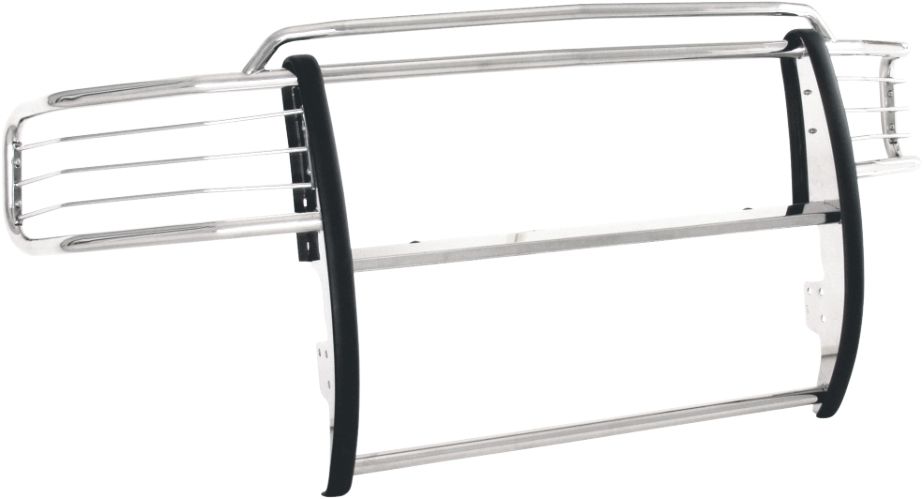 TrailFX E0021S Polished Stainless Steel With Brush Guard Without Skid Plate Without Step Plate - Truck Part Superstore