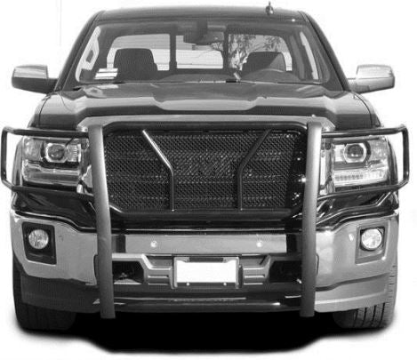 TrailFX E0507B Powder Coated Black Steel With Brush Guard Without Skid Plate Without Step Plate - Truck Part Superstore